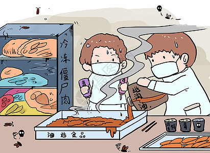 《舌尖上的防线 食品安全漫画中的生存智慧》